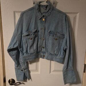 Topshop Light Blue Jean Jacket